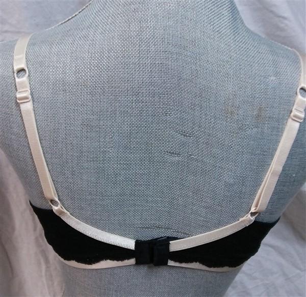 NWT Heidi Klumm 34DD Madeline 3 Part Cup Underwire Bra H76-835 Black 123376