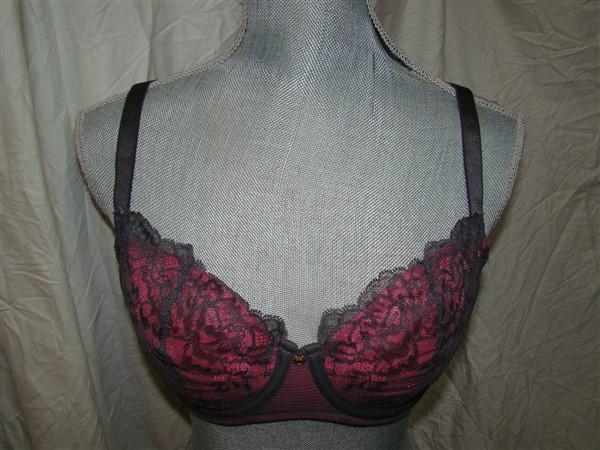 NWOT Natori 34DD Whisper Demi Spacer Bra 733093 Gray Pink 123389