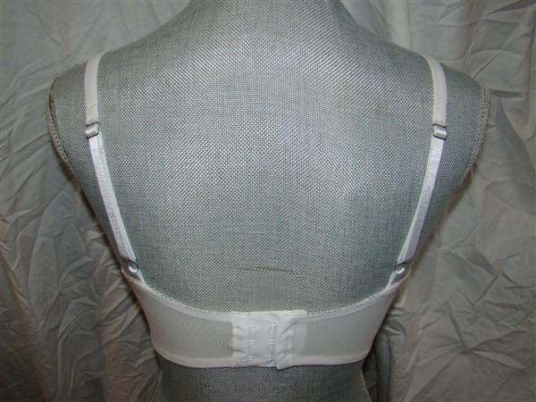 NWT OnGossamer 34DD Crop Bump-It-Up Bustier Bra G6955 Blue & White Floral 123391