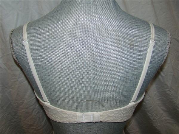 NWTD DKNY 34DD Signature Lace Perfect Lift Strapless Bra 454195 White 123393