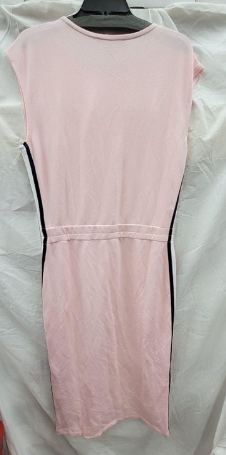 NWOT Tommy Hilfiger M Pink Sleeveless Shift Dress Tie Front 123444