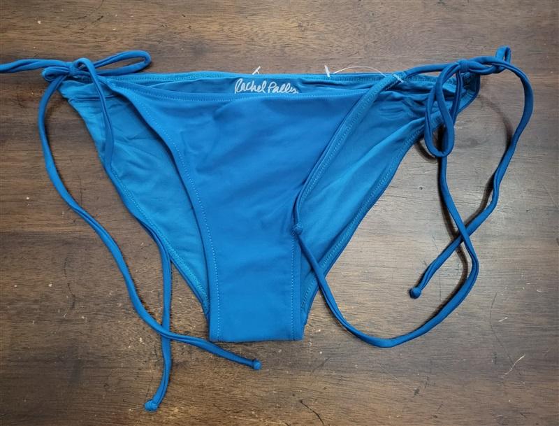 NWT Rachel Pally XS Ibiza Tie Side Bikini Swim Bottom Mineral Teal 123460