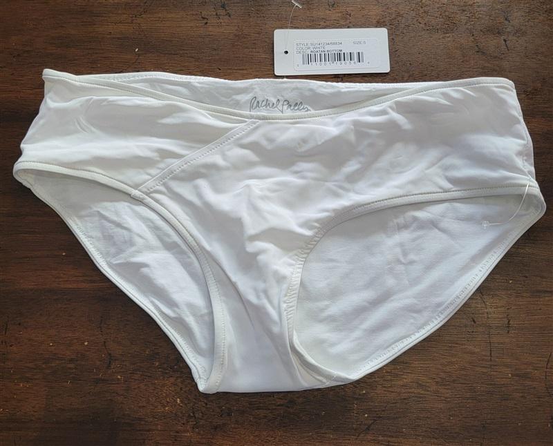 NWT Rachel Pally S Roatan Bikini Swim Bottom White 123479