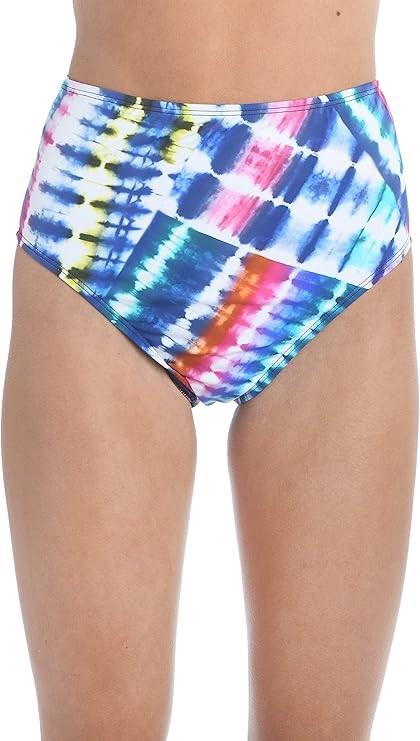 NWT Hobie M Hi Waist Tie Dye Bikini Bottom 123489
