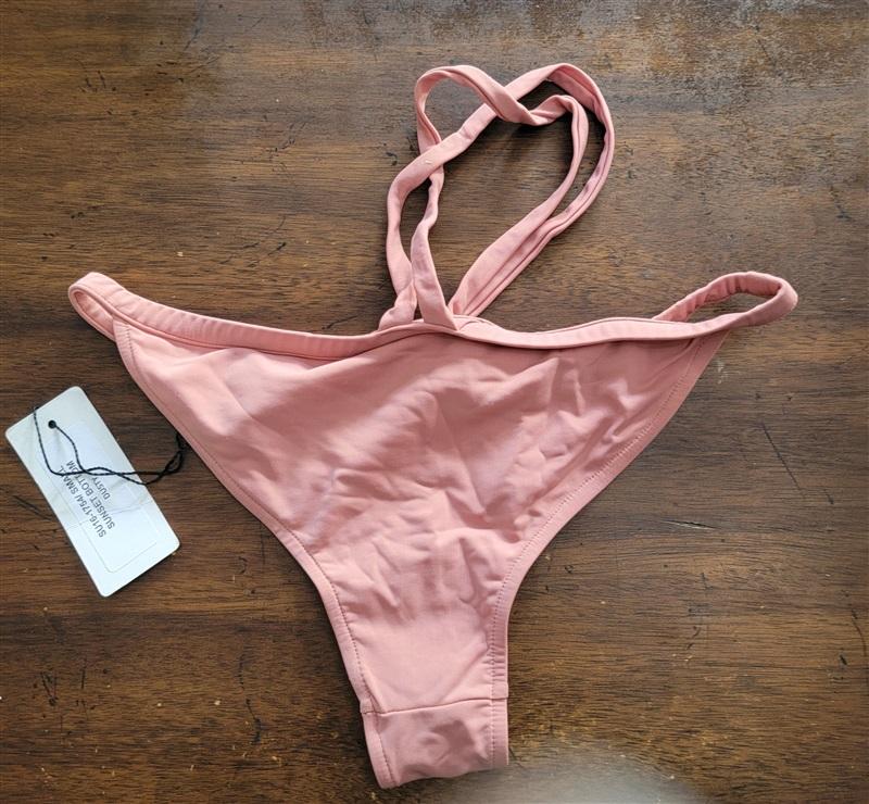 NWT Rachel Pally S Sunset Dusty Strappy Bikini Swim Bottom 123501