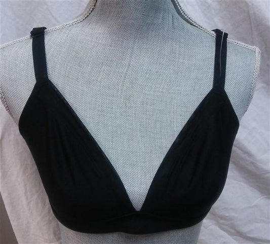 NWT Wacoal 34C/D Classic Reinvention Wire Free Bra 852263 Black 123539