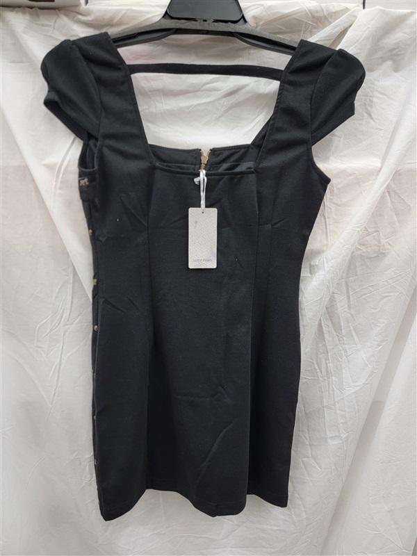 NWTD Lucy Paris L Zip Up Studded Club Mini Dress 123638
