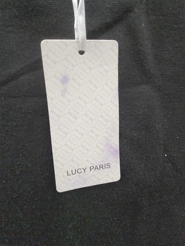 NWTD Lucy Paris L Zip Up Studded Club Mini Dress 123638