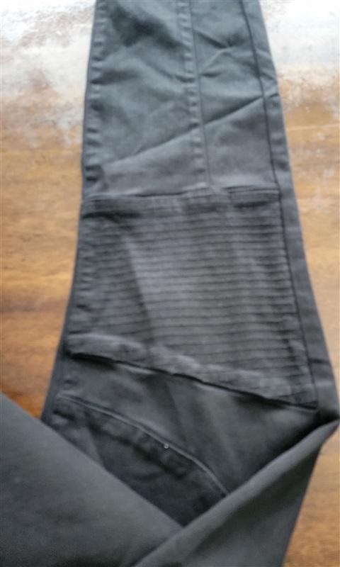 NWT Pistola L Rhia Moto High Rise Jeggings Jeans Black 123640