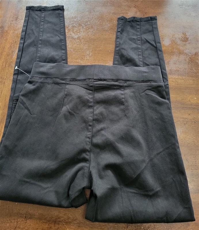 NWT Pistola L Rhia Moto High Rise Jeggings Jeans Black 123640