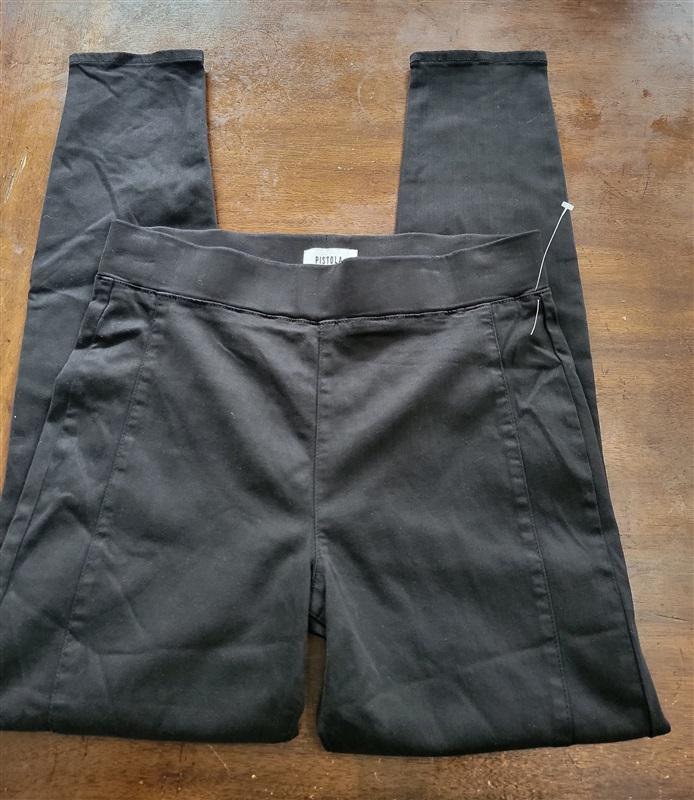 NWT Pistola L Rhia Moto High Rise Jeggings Jeans Black 123640