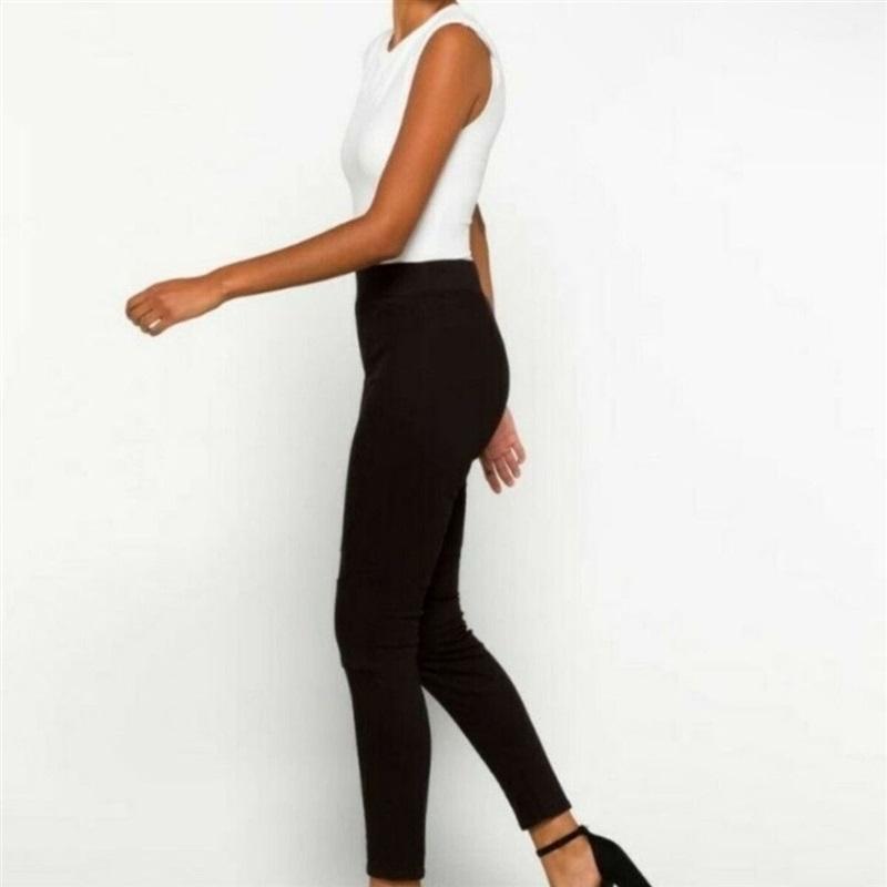 NWT Pistola L Rhia Moto High Rise Jeggings Jeans Black 123640