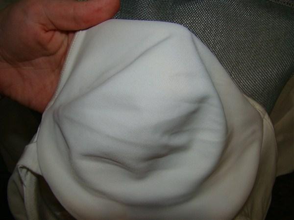 NWT Lilyette 34DD Ivory Keyhole Underwire Minimizer 0904 123654