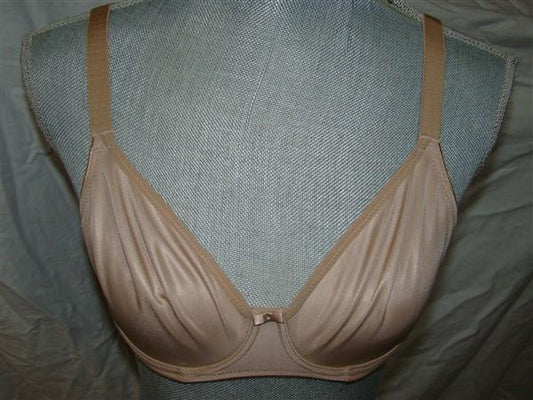 NWOT Fantasie 32D USA Seamless Smooth Balconette Balcony Bra FL4520 Beige 123663