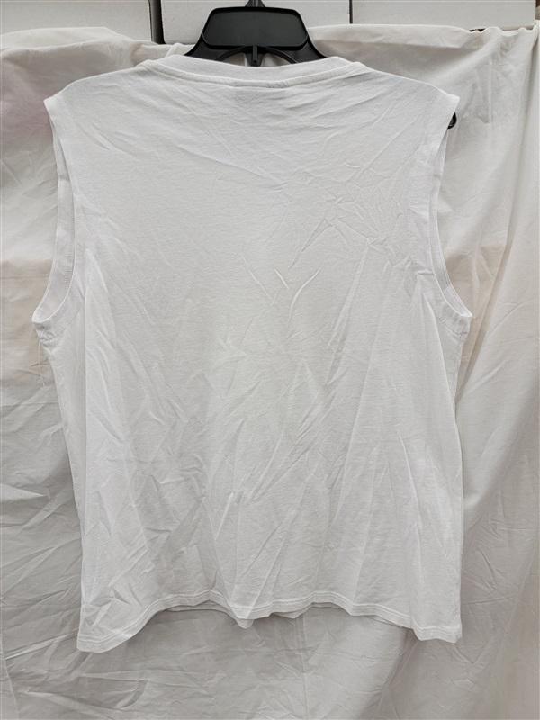 NWT Herizon L Everyday Muscle Tank Top White 123665