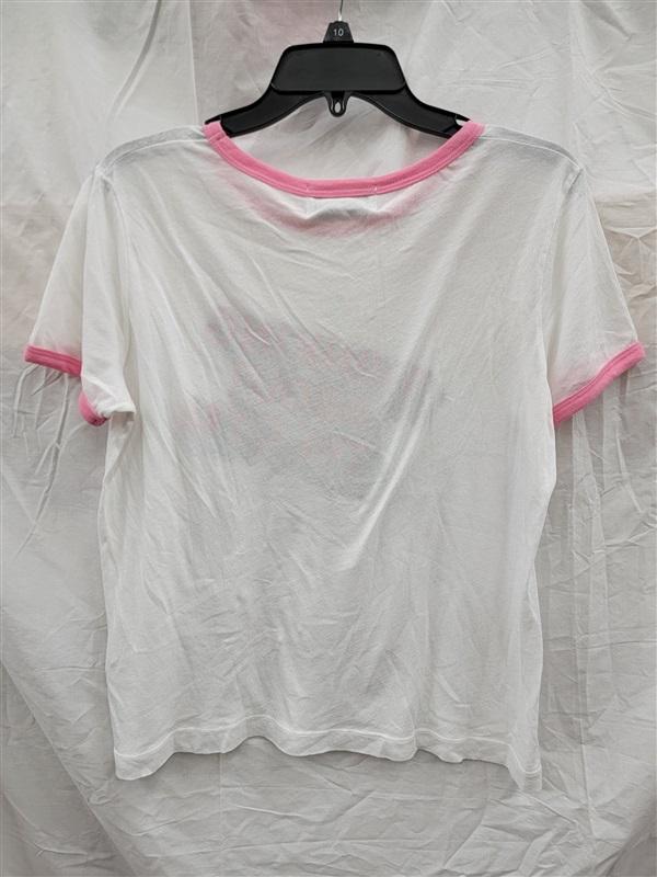 NWT Wildfox L Thinking About the Gym Ringer T Shirt 123666