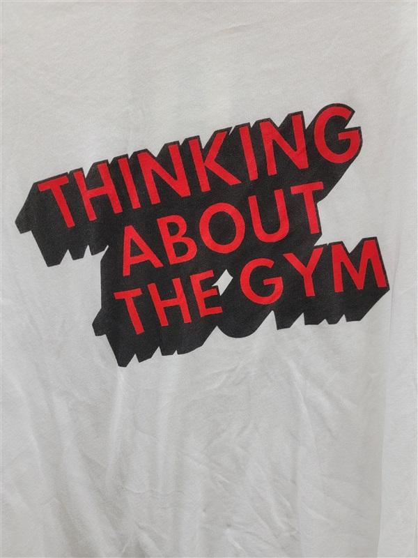NWT Wildfox L Thinking About the Gym Ringer T Shirt 123666
