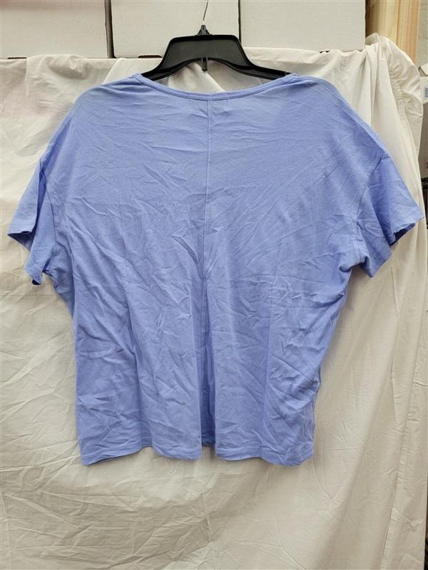 NWOT Wildfox M Distressed V-Neck T-Shirt Purple 123671