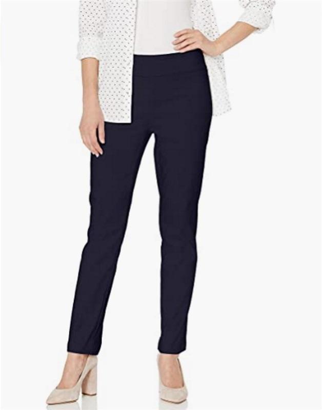 NWT Tribal 4P Flatten It Pull-on Ankle Pant Blue 123712