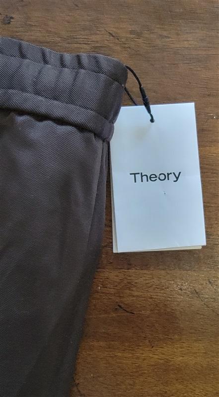 NWT Theory L Walter Portland Wool Java Brown Jogger Pants 123713
