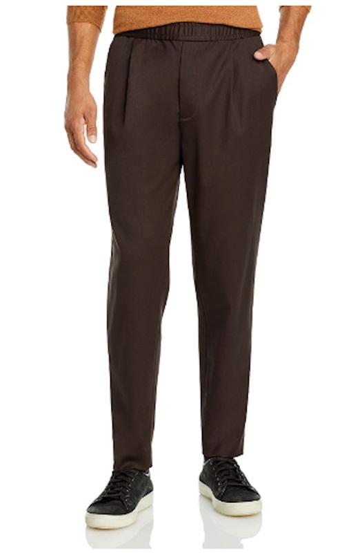 NWT Theory L Walter Portland Wool Java Brown Jogger Pants 123713