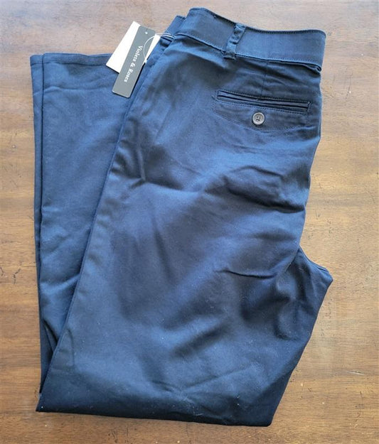 NWT Violets & Roses 12 31 Trouser Pants Navy 123716