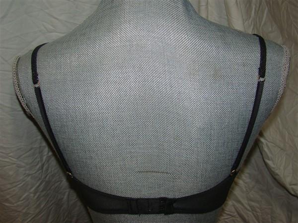 NWT OnGossamer 32C Twilight Demi Bra G3105 Charcoal Gray Glitter 123732