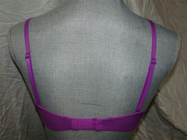NWT OnGossamer 32D Gossamer Mesh Convertible T-Shirt Bra 013800 Purple 123741