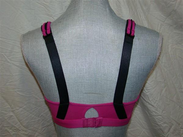 NEW Wacoal 32A/B Wire Free Medium Impact Sport Bra 852214 Purple 123743