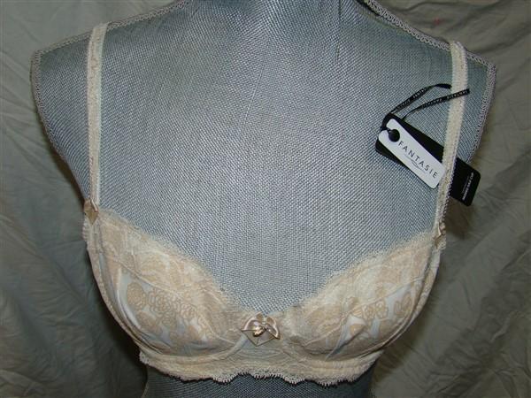 NWT Fantasie 30D Mae Underwire Half Cup Bra FL9101 Ivory Champagne 123746