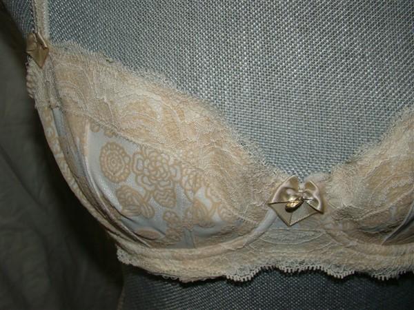 NWT Fantasie 30D Mae Underwire Half Cup Bra FL9101 Ivory Champagne 123746