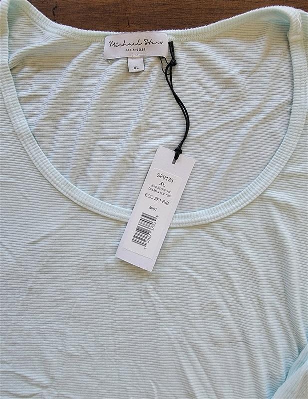 NWTD Michael Stars XL Joni Scoop neck Dolman Knit Top 123766