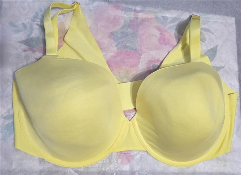 NWOT Soma 40D Vanishing 360 Perfect Coverage T-Shirt Bra Yellow 123870