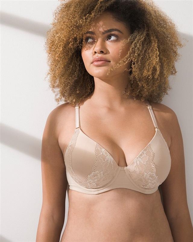 NWOTD Soma 42C Embraceable Signature Perfect Coverage Adobe Pink Bra 123896