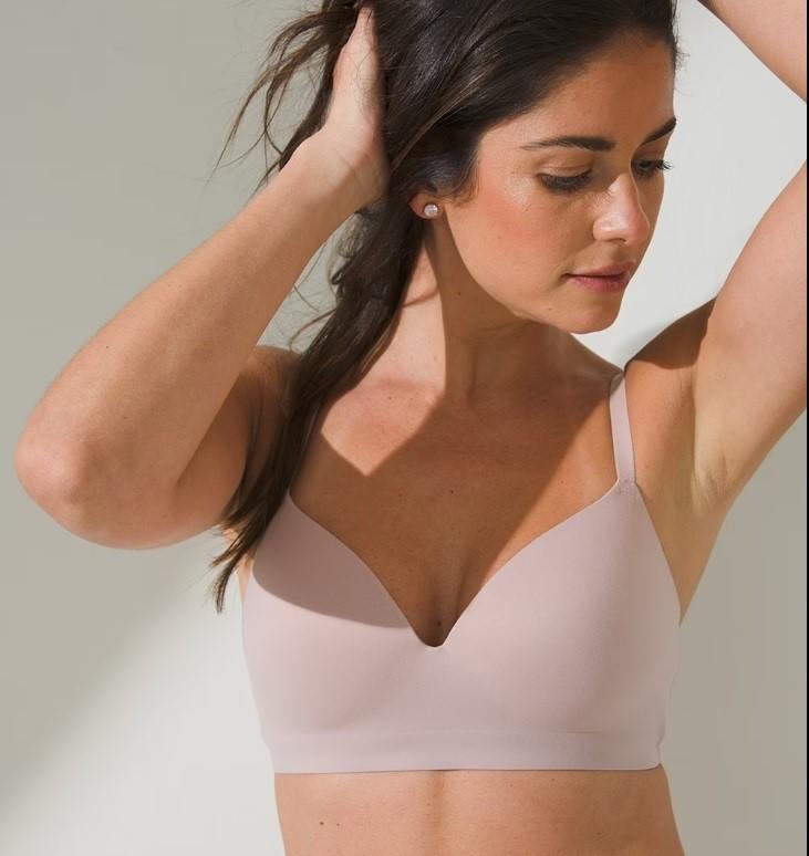 NWOT Soma 40DD Enbliss Wireless Light Pink Bra 123898