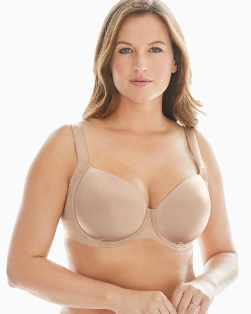 NWOTD Soma 36G Stunning Support Smooth Full Cover Underwire Bra Beige 123931