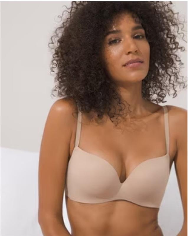 NWOTD Soma 34DD Enbliss Lifting Demi Underwire Bra Beige 123942