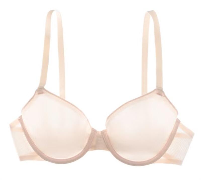 NWOTD CUUP 38F The Demi Modern T Shirt Ivory Bra 123967