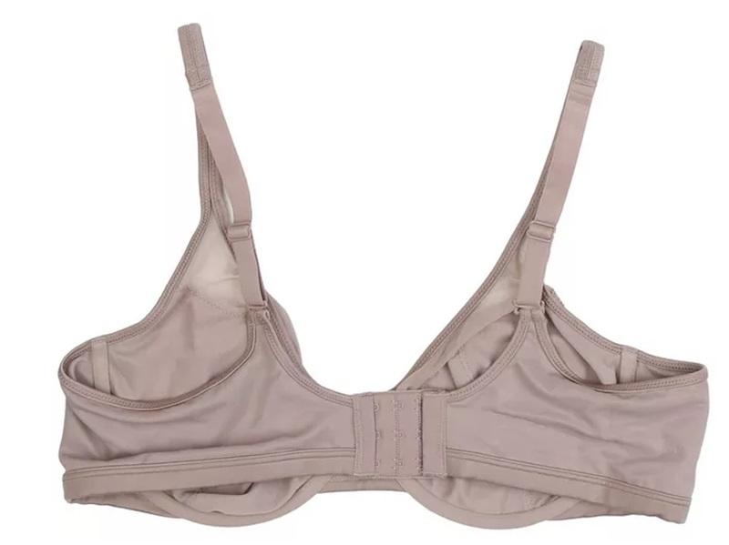 NWT Bali 40D One Smooth U Convertible Minimizer Underwire Bra 3386 Taupe 123971