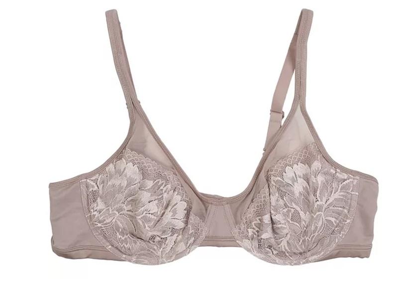 NWT Bali 40D One Smooth U Convertible Minimizer Underwire Bra 3386 Taupe 123971