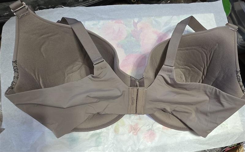 NWOT Soma 40DD Memorable Full Coverage Lace Trim Taupe Bra 123976