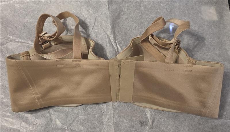 NWT Soma 42C Vanishing Back Multi-Way Strapless Underwire Bra Beige 123980