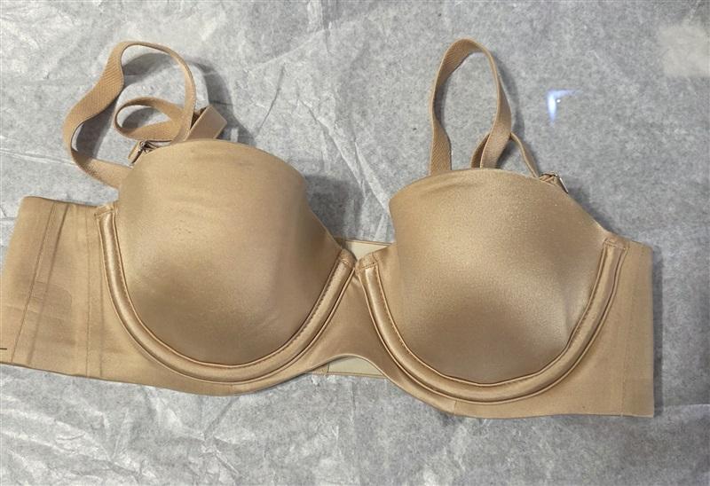 NWT Soma 42C Vanishing Back Multi-Way Strapless Underwire Bra Beige 123980