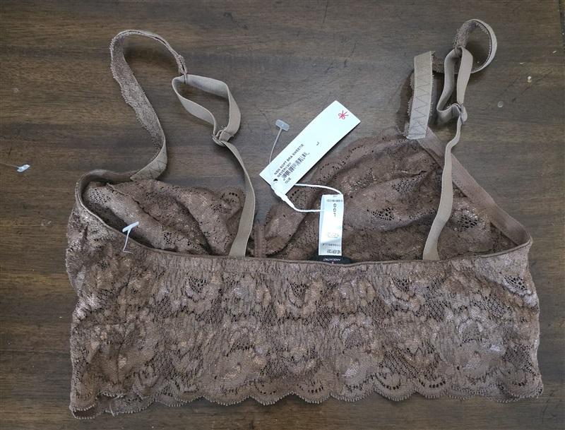 NWT Cosabella L Never Say Never Sweetie Bra NEV1301 Brown 124002