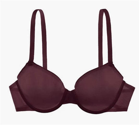 NWOTD CUUP 32H The Demi Modern T Shirt Wine Burgundy Bra 124016