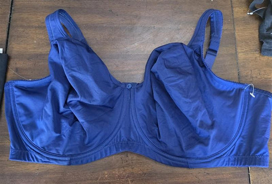 NWOt Comfort Choice 50D Underwire Unlined Bright Blue Bra 124026