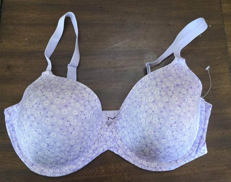 NWOT Maidenform 38D 1 Fabulous Fit 2.0 Demi Underwire Bra Purple 7543 124029