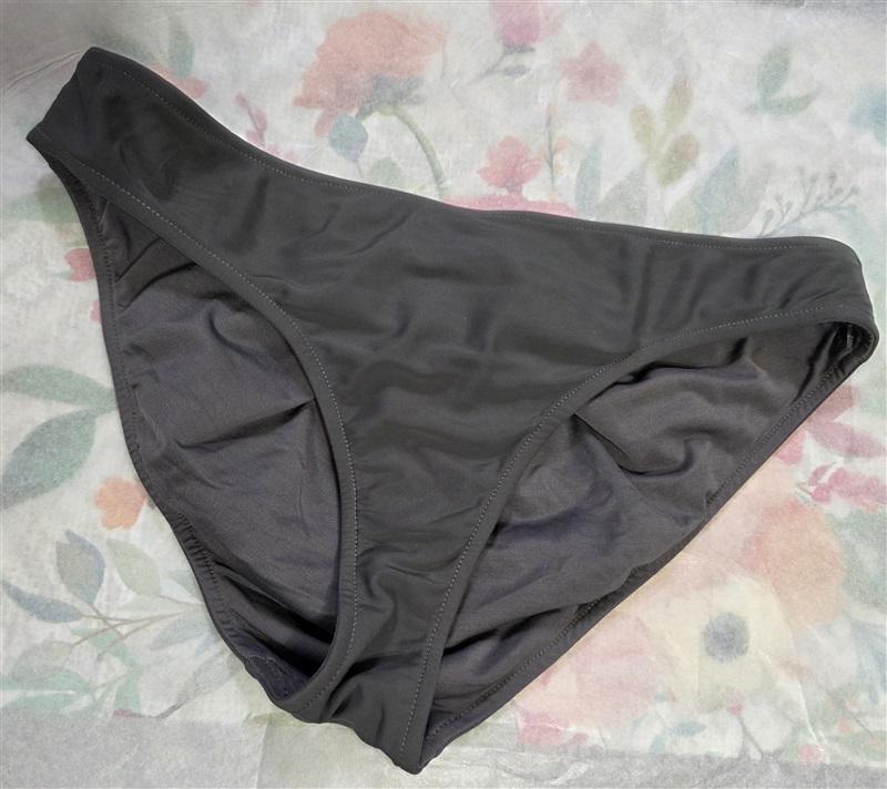 NWOT Rachel Pally S Circle Tie Back Bikini Swim Bottom Gray 124065