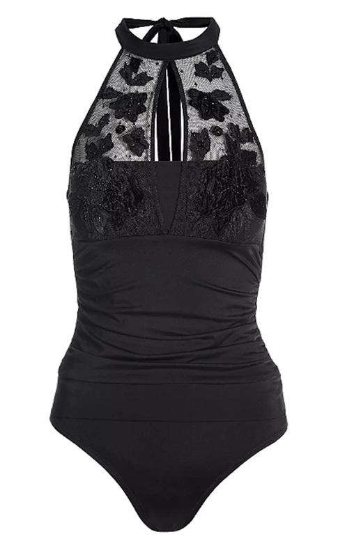 NWOT Boston Proper Amita Naithani XL High Neck Two Piece Tankini Swimsuit 124091