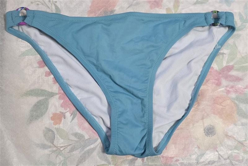 NWOT Johnny Was S Teal Blue Ring Hipster Bikini Swim Bottom 124132